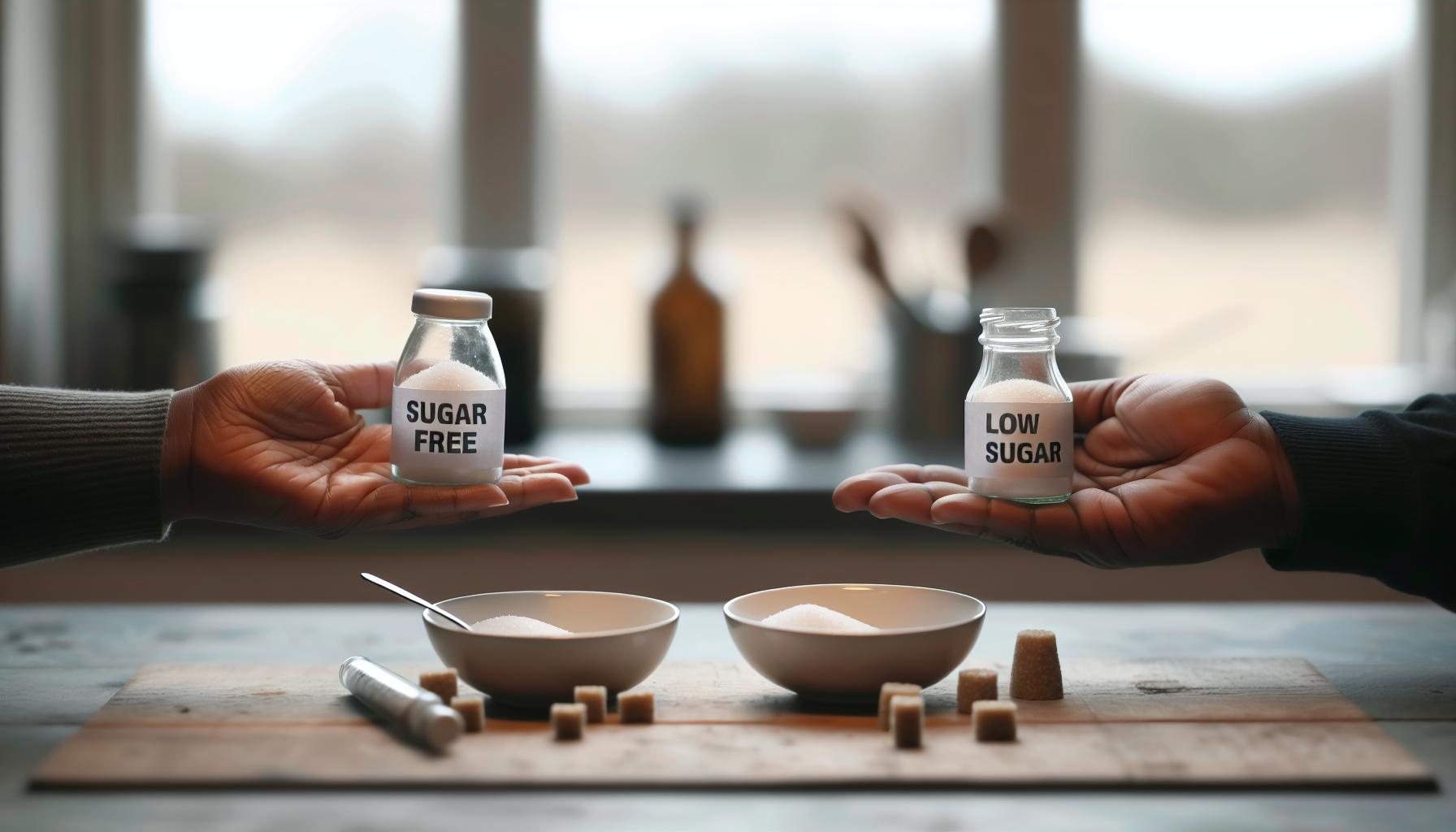 Comparing Sugar-Free vs. Low-Sugar Options