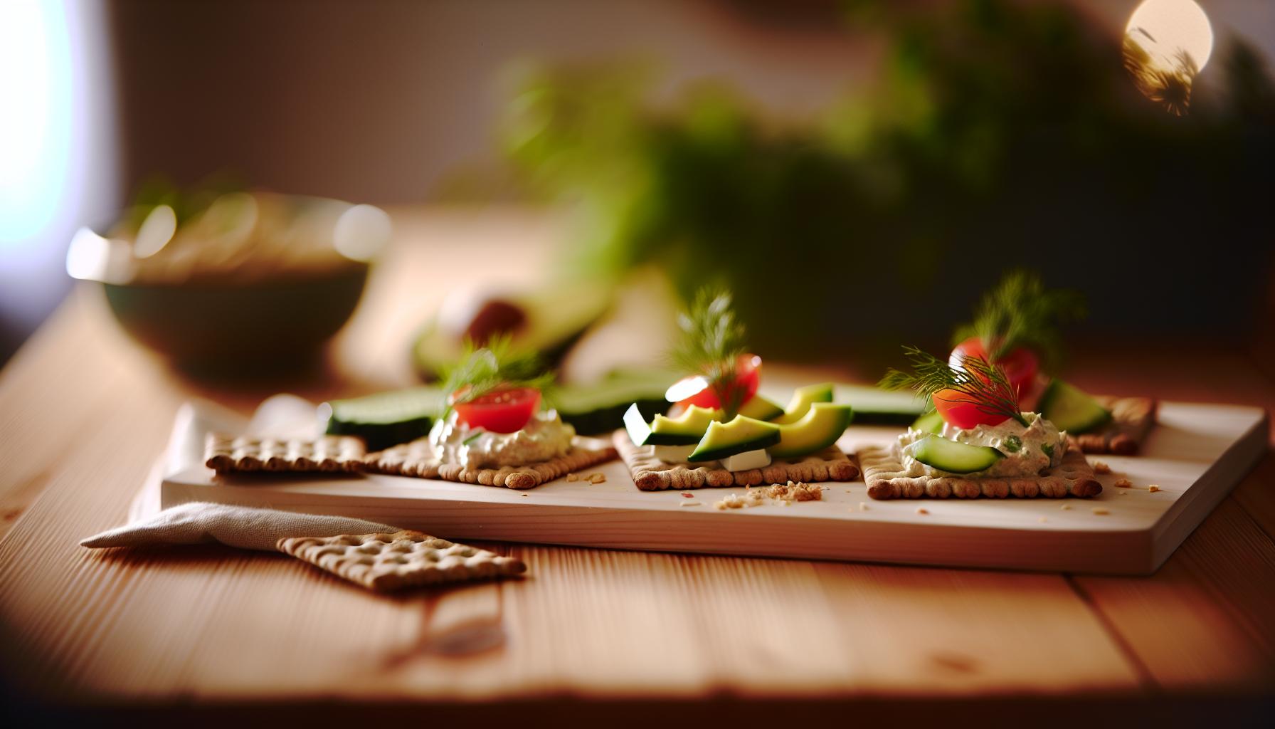 Healthy Toppings for Diabetic Crackers