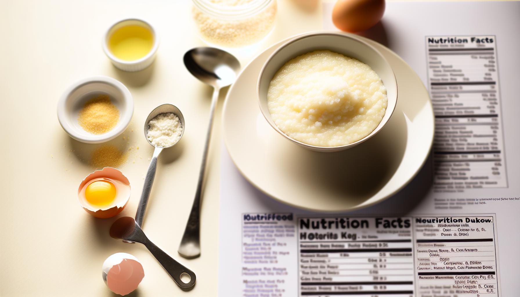 Nutritional Breakdown of Grits and Eggs