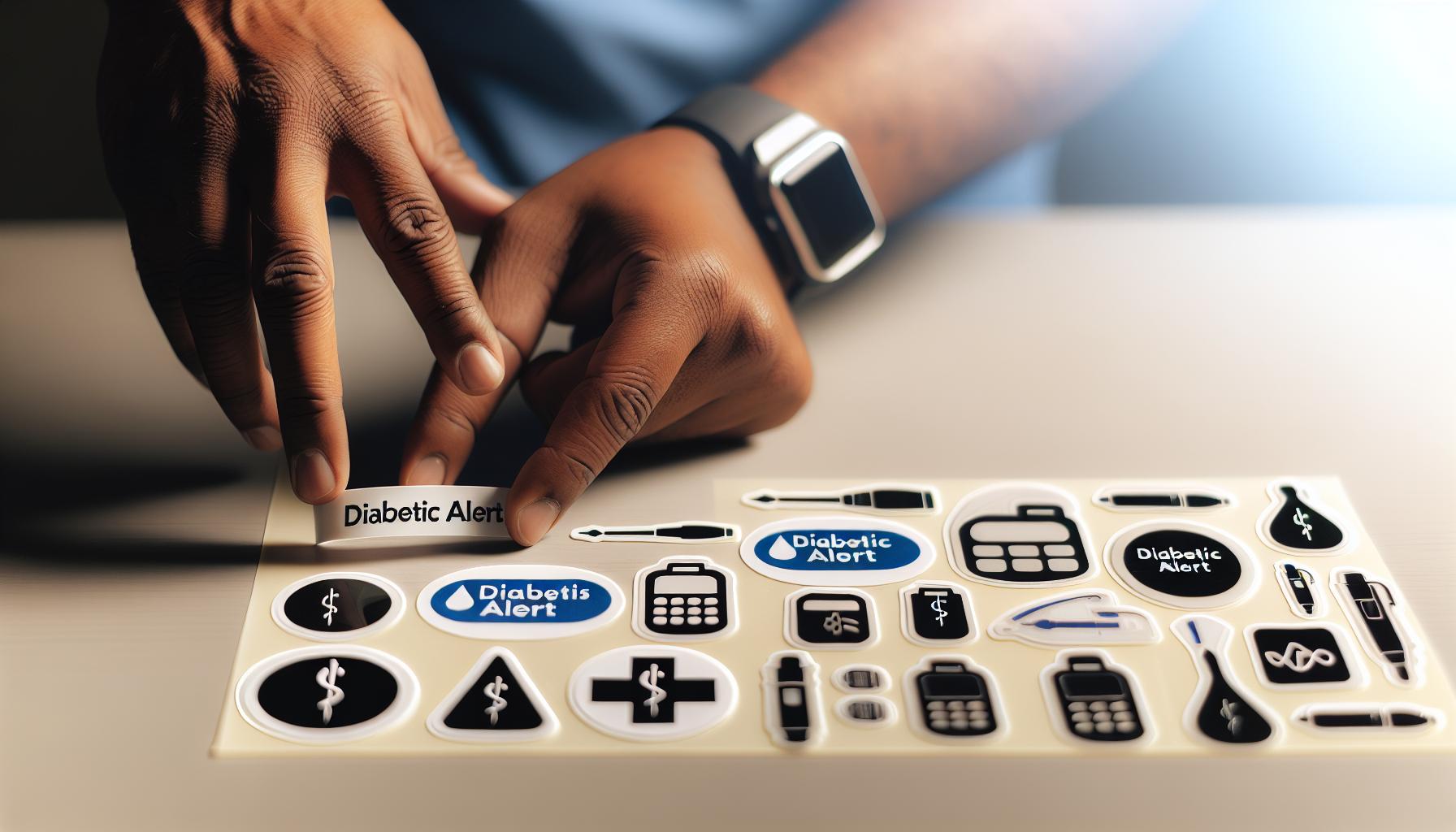Types of Medical Alert Stickers for Diabetes