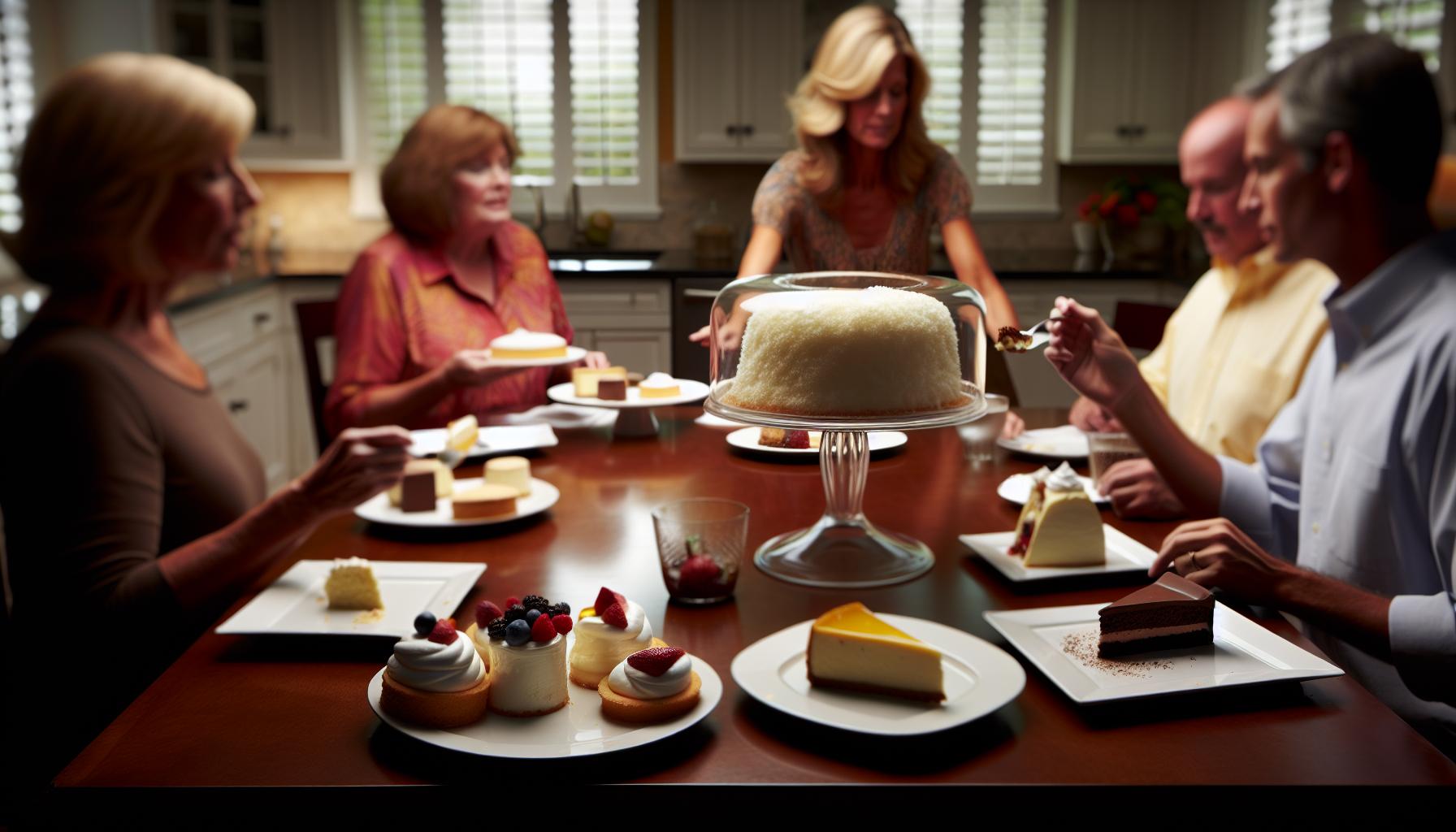 Comparing Angel Food Cake to Other Desserts