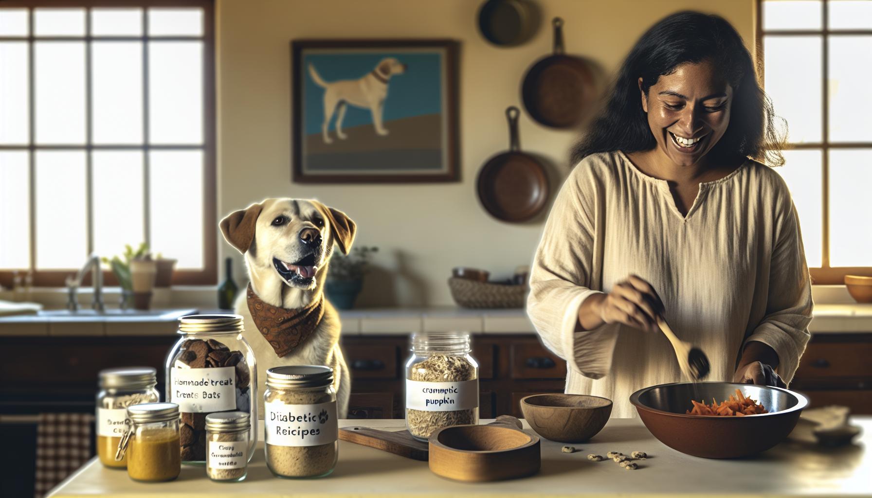Good Treats for Diabetic Dogs: Safe & Healthy Snacks 4 Homemade Treat Recipes Safe for Diabetic Dogs