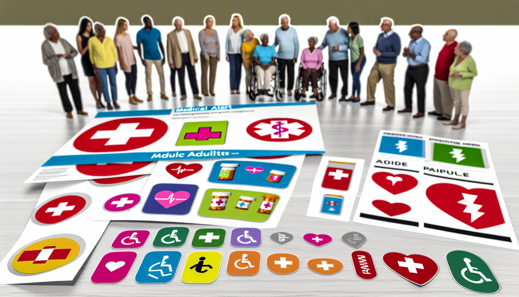 Types of Medical Alert Stickers for Adults